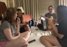 2019-2020 State Officers at the Summer Leadership Training